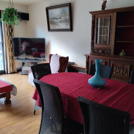 Ruim Appartement, Frontaal Zeezicht, 2 Slaapkamers, Prive Parking Mogelijk Apartamento Blankenberge